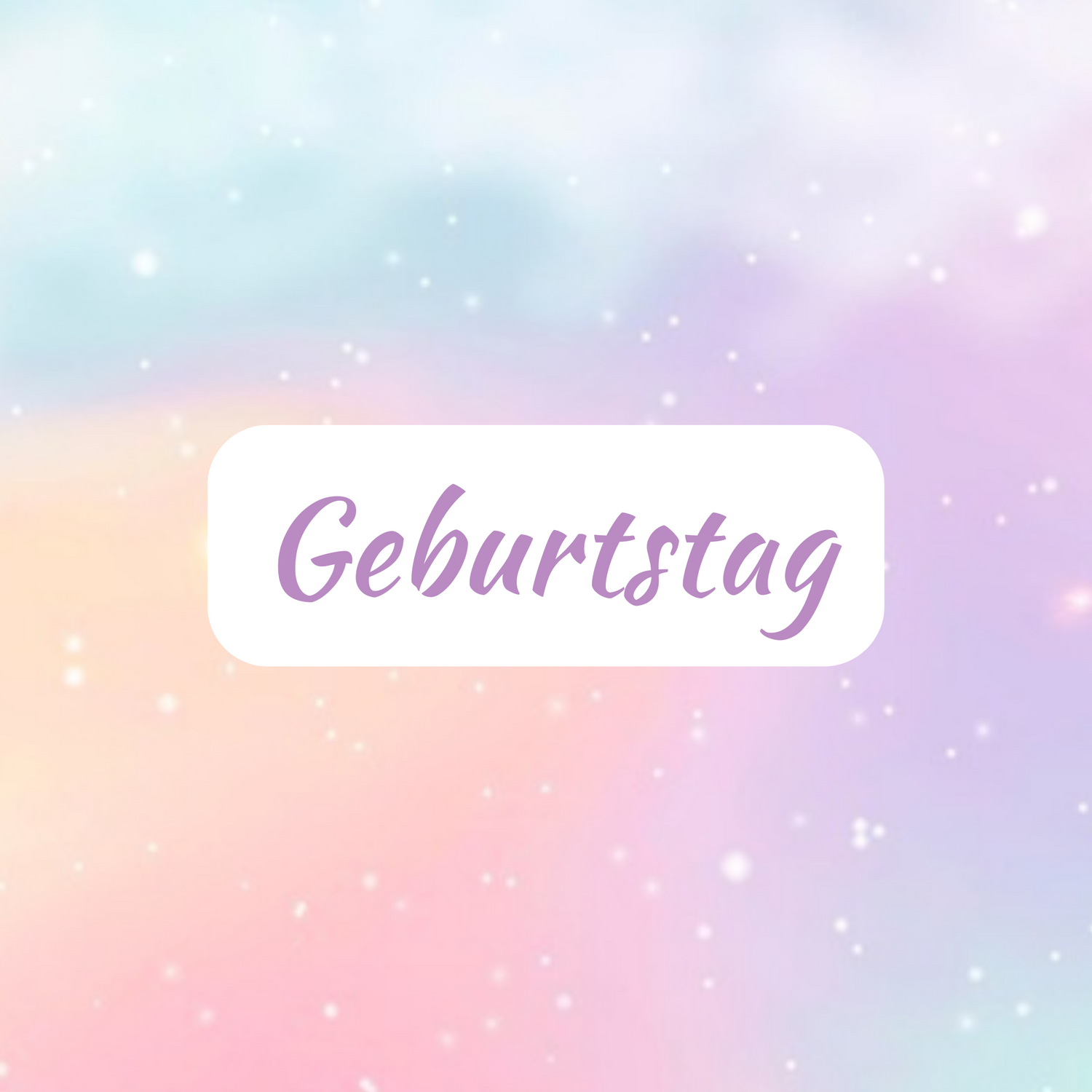 Geburtstag