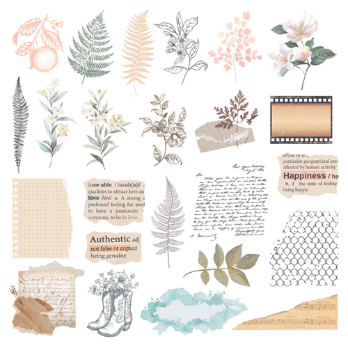 Clementine Diecut Clear Stickers