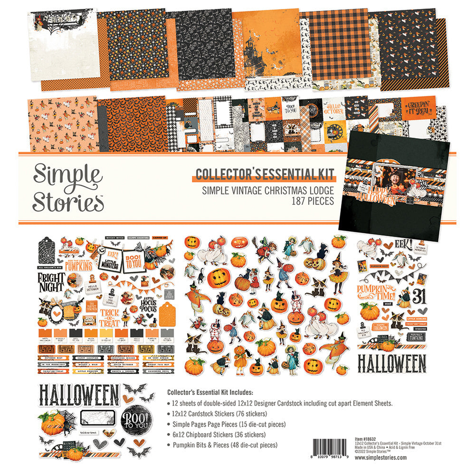 Simple Vintage October 31st Collector's Essential Kit