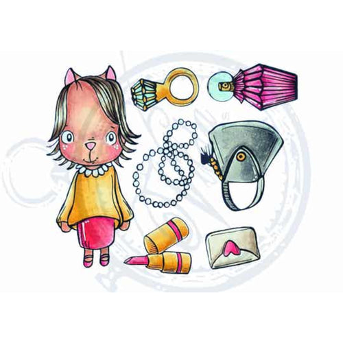 Cat with jewelry