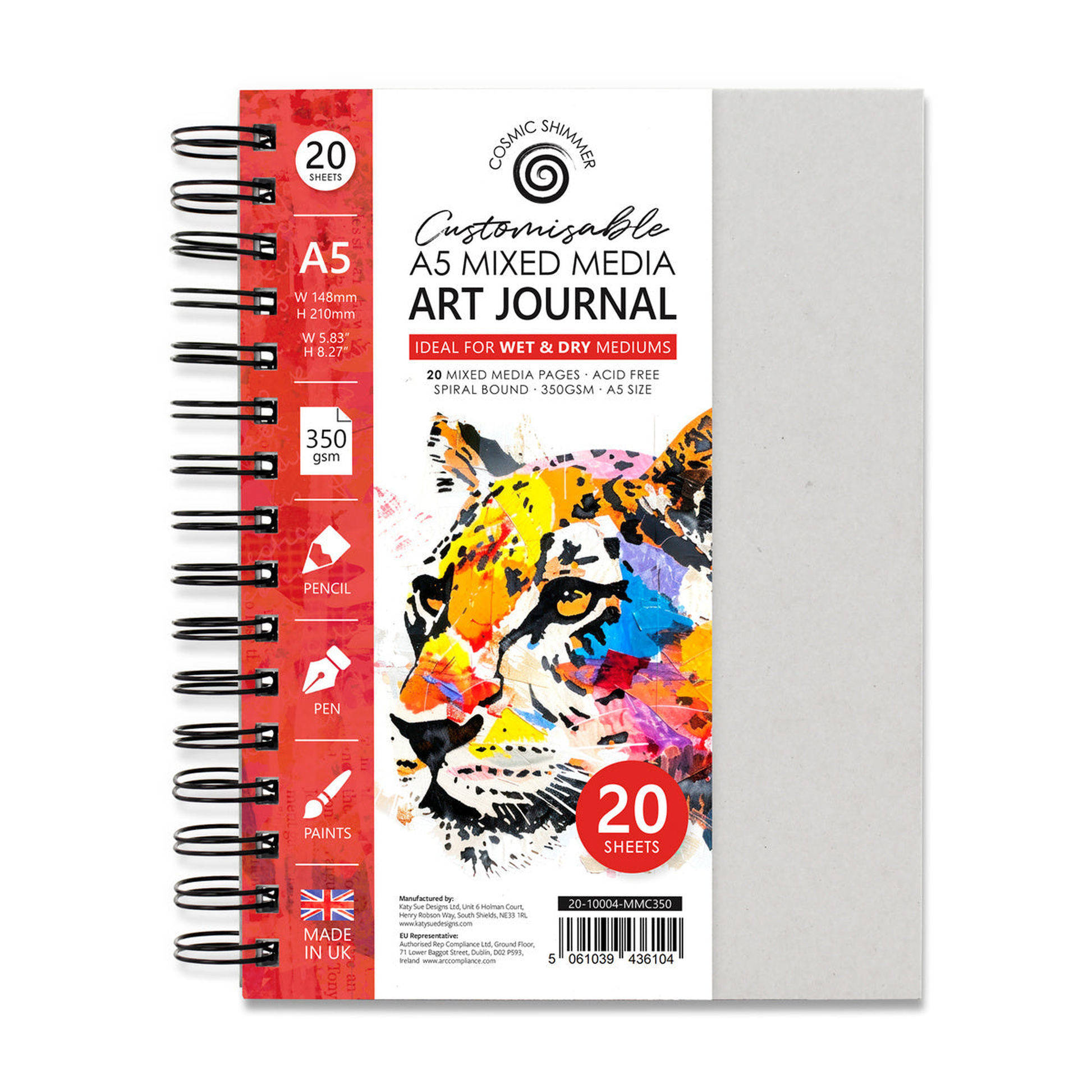 Art Journal Customisable Mixed Media