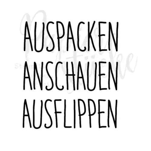 Auspacken...