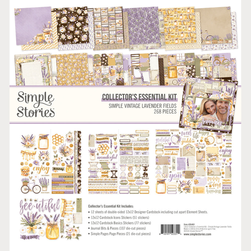 Simple Vintage Lavender Fields