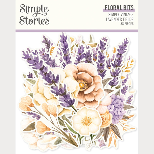 Simple Vintage Lavender Fields Floral