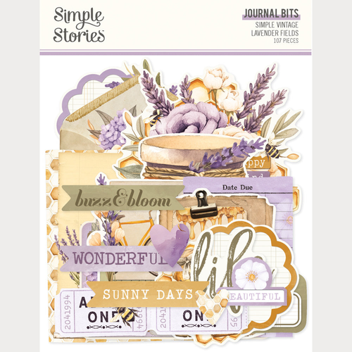 Simple Vintage Lavender Fields