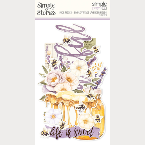 Simple Vintage Lavender Fields