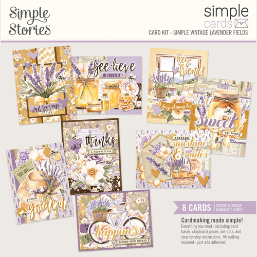 Simple Vintage Lavender Fields