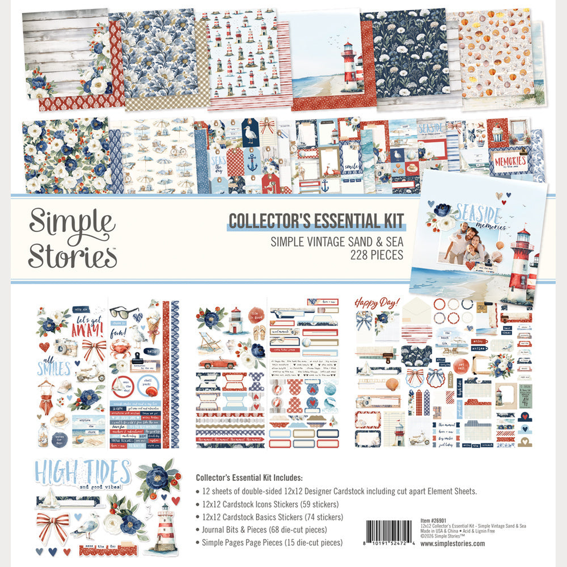 Simple Vintage Sand & Sea Collectors Essentials Kit