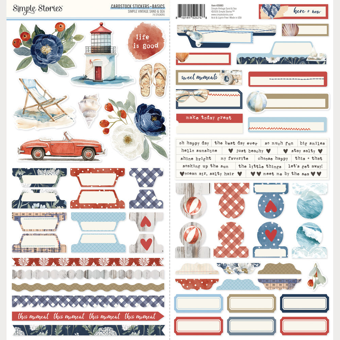 Simple Vintage Sand & Sea