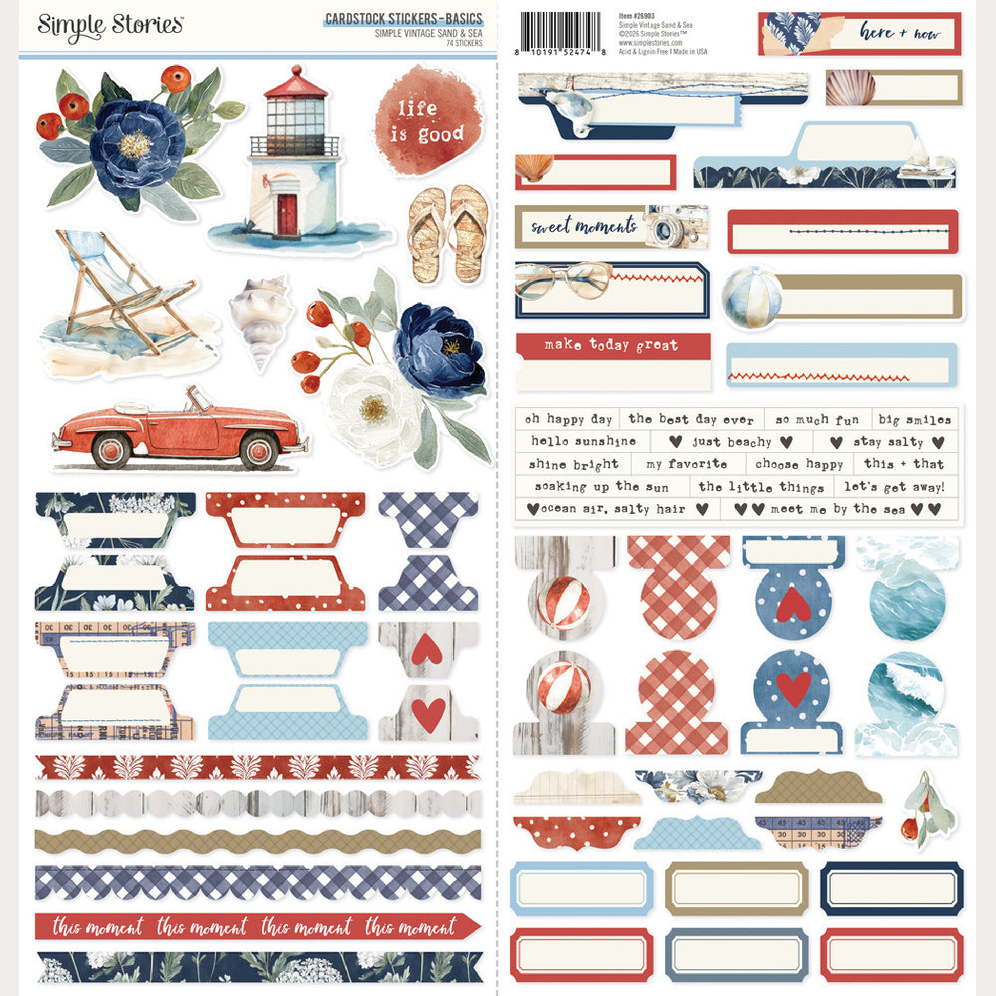 Simple Vintage Sand & Sea