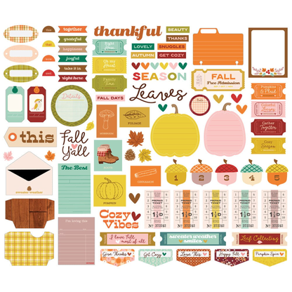 Pumpkins & Plaid Journal Bits & Pieces