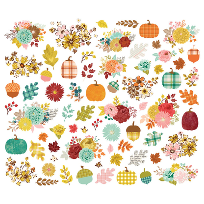 Pumpkins & Plaid Floral Bits & Pieces
