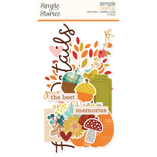 Pumpkins & Plaid Simple Pages Pieces