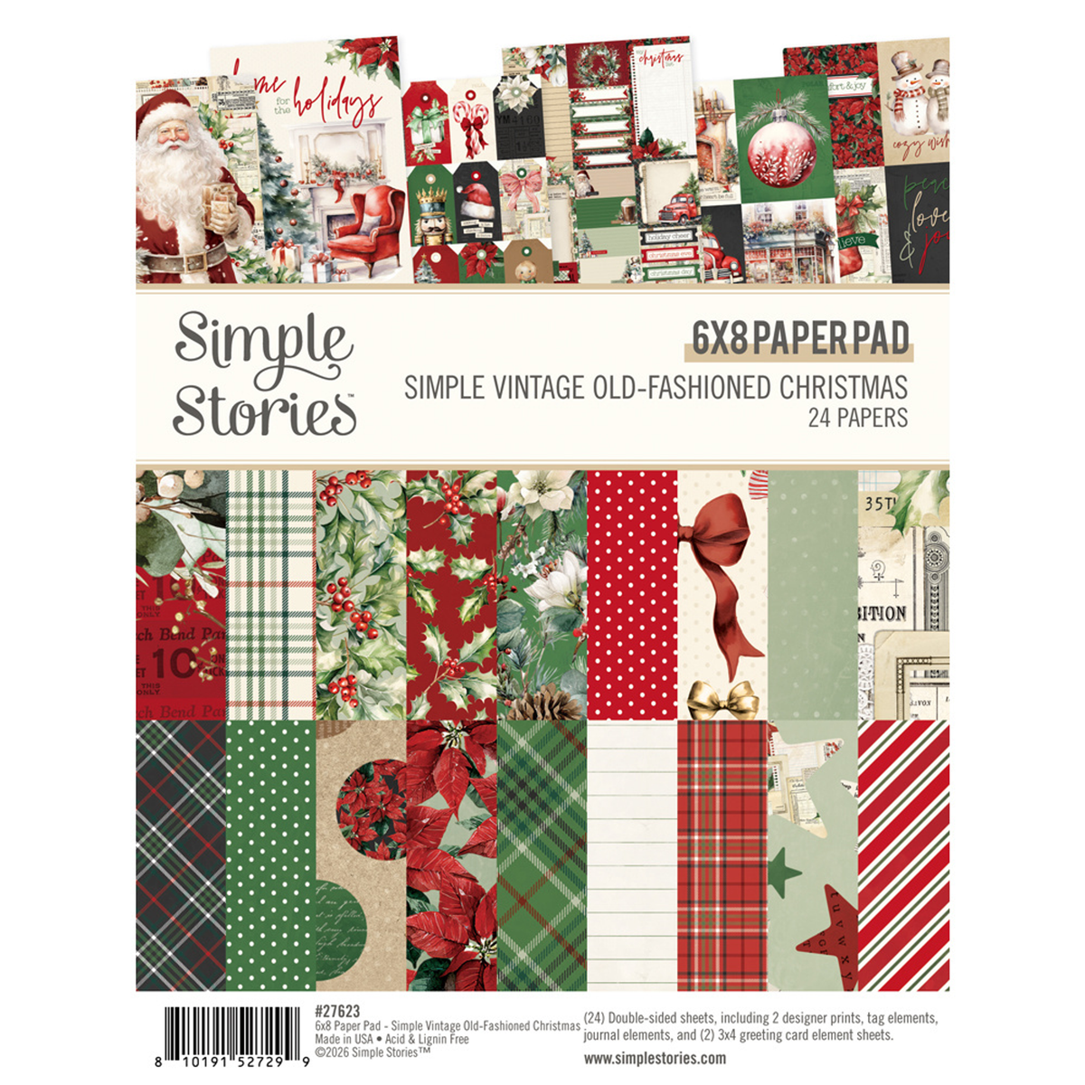 Simple Vintage Old-Fashioned Christmas