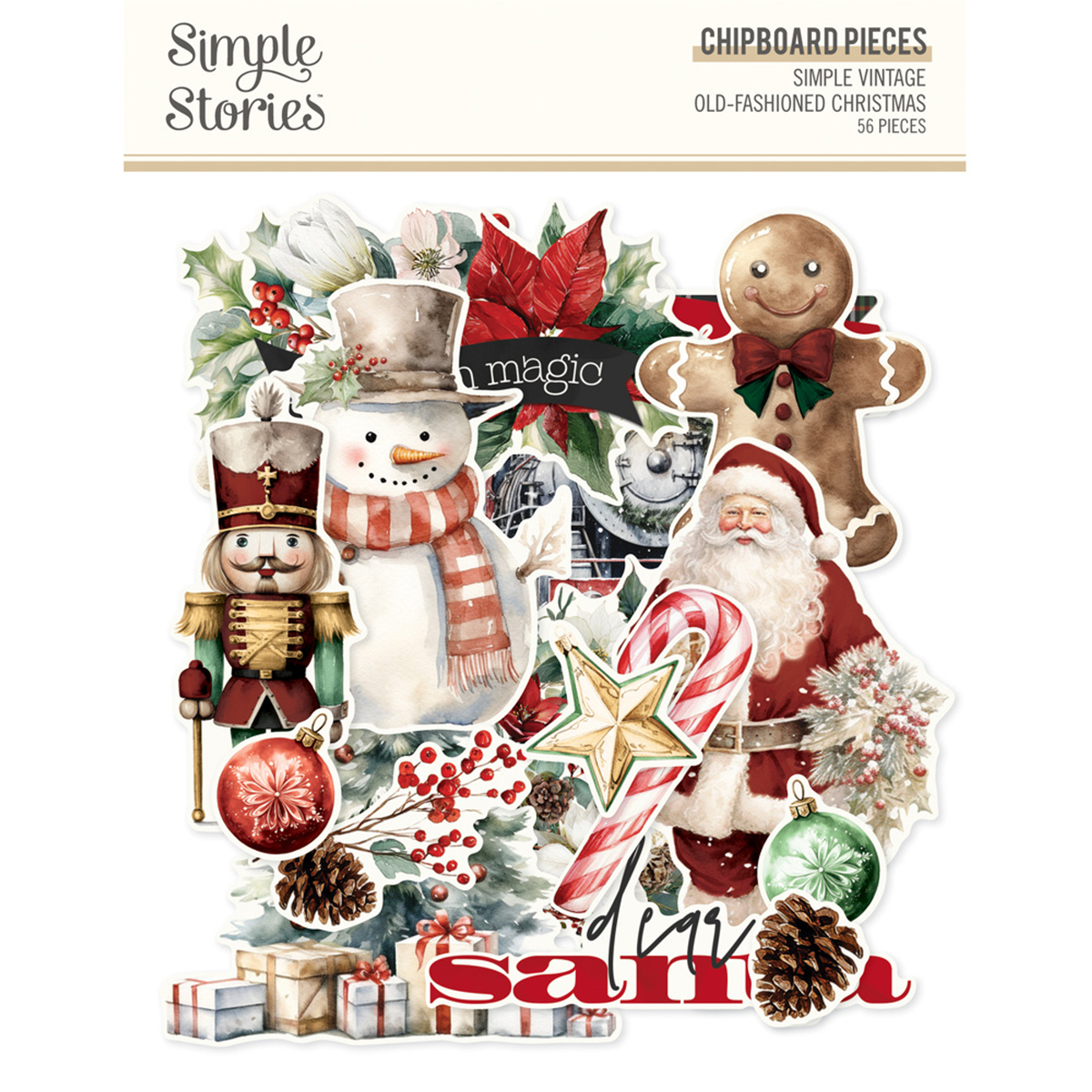Simple Vintage Old-Fashioned Christmas