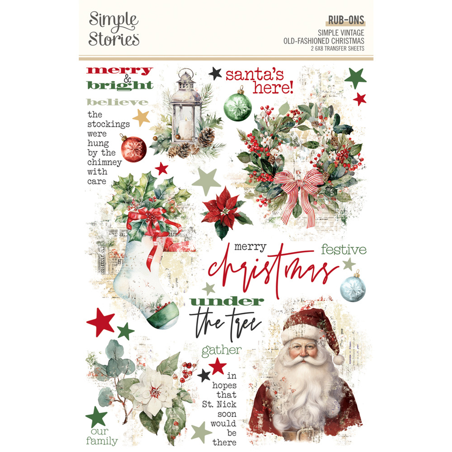 Simple Vintage Old-Fashioned Christmas