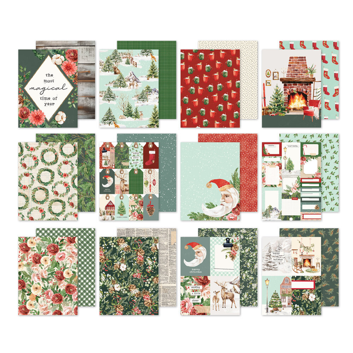 Simple Vintage Evergreen Memories