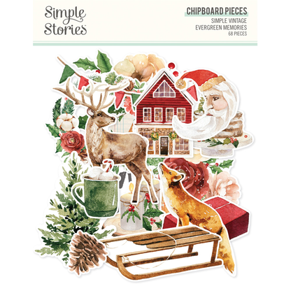 Simple Vintage Evergreen Memories
