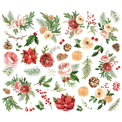 Simple Vintage Evergreen Memories Floral Bits & Pieces
