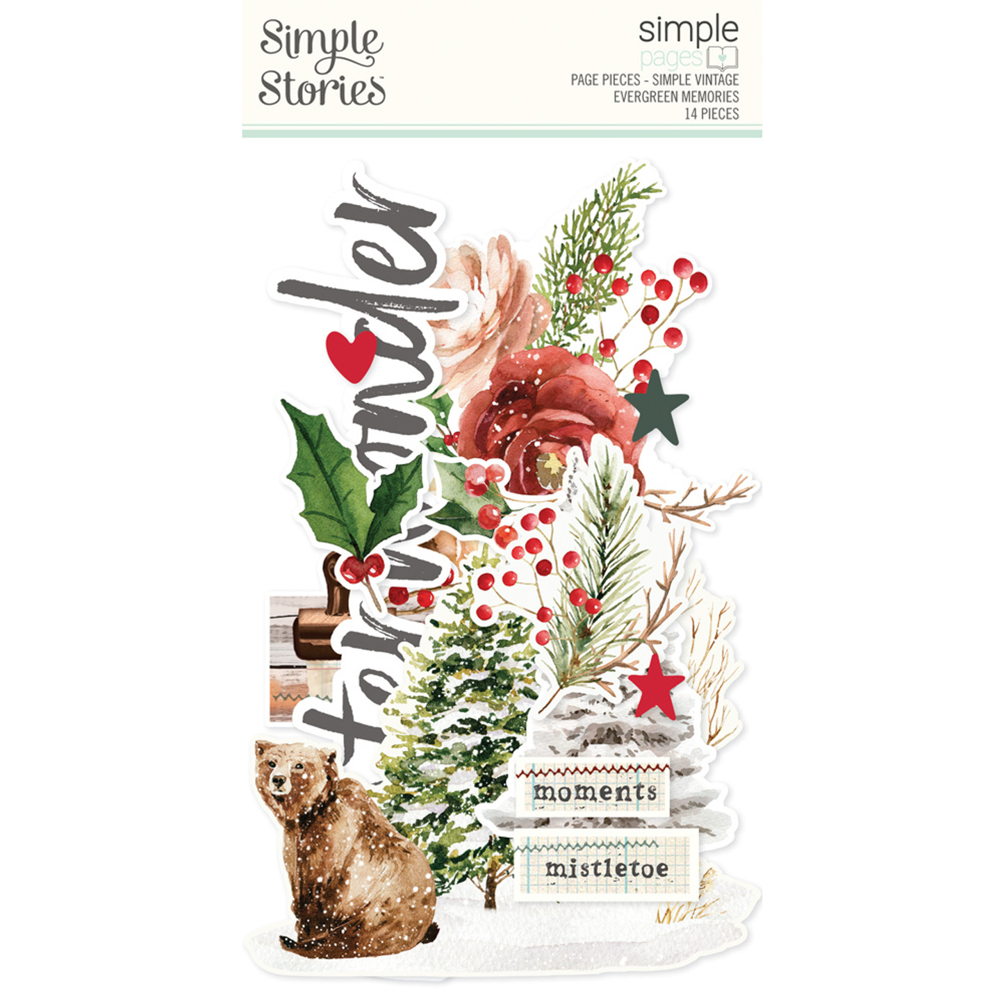 Simple Vintage Evergreen Memories Simple Pages Pieces