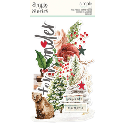 Simple Vintage Evergreen Memories Simple Pages Pieces