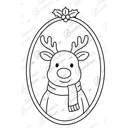 Digistamp Rentier Porträt
