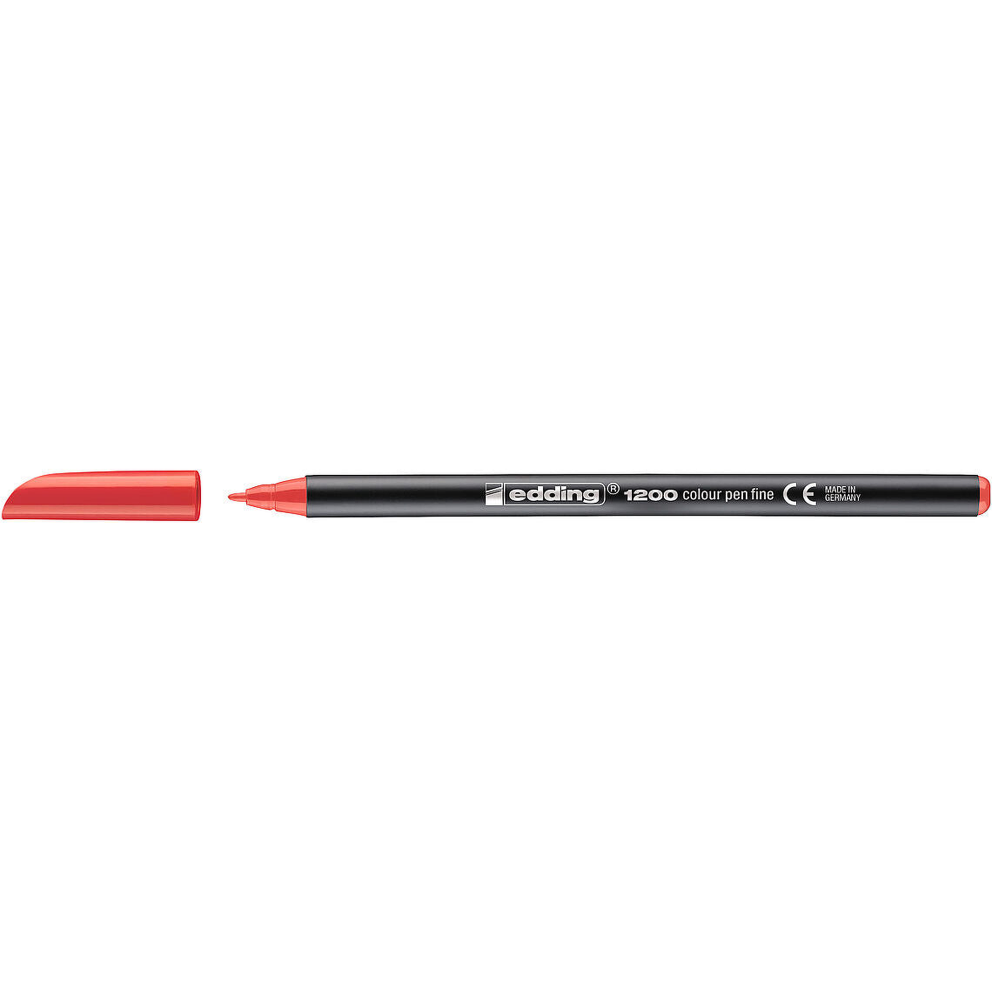 e-1200 Colour Pen Fine Red