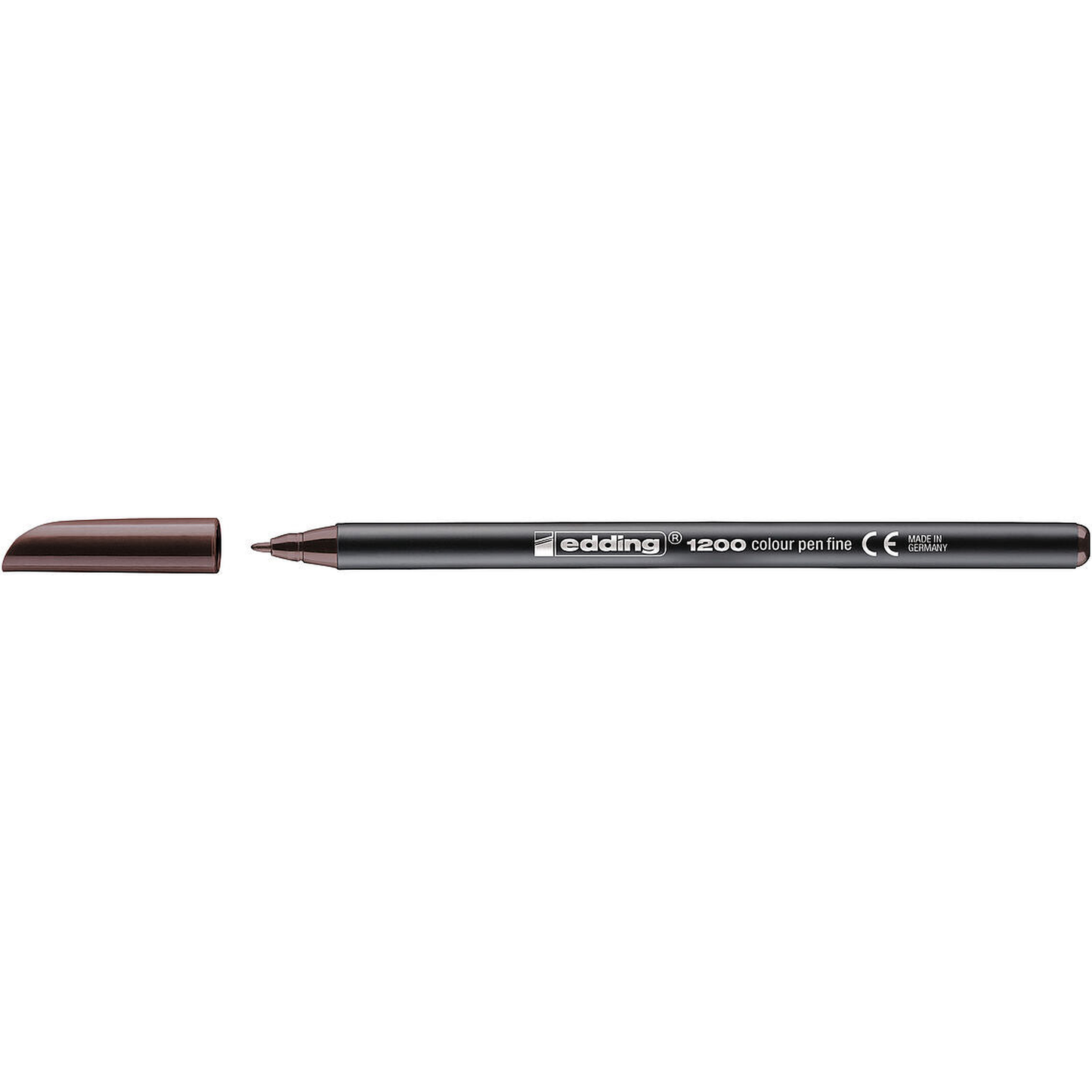 e-1200 Colour Pen Fine Dark Brown
