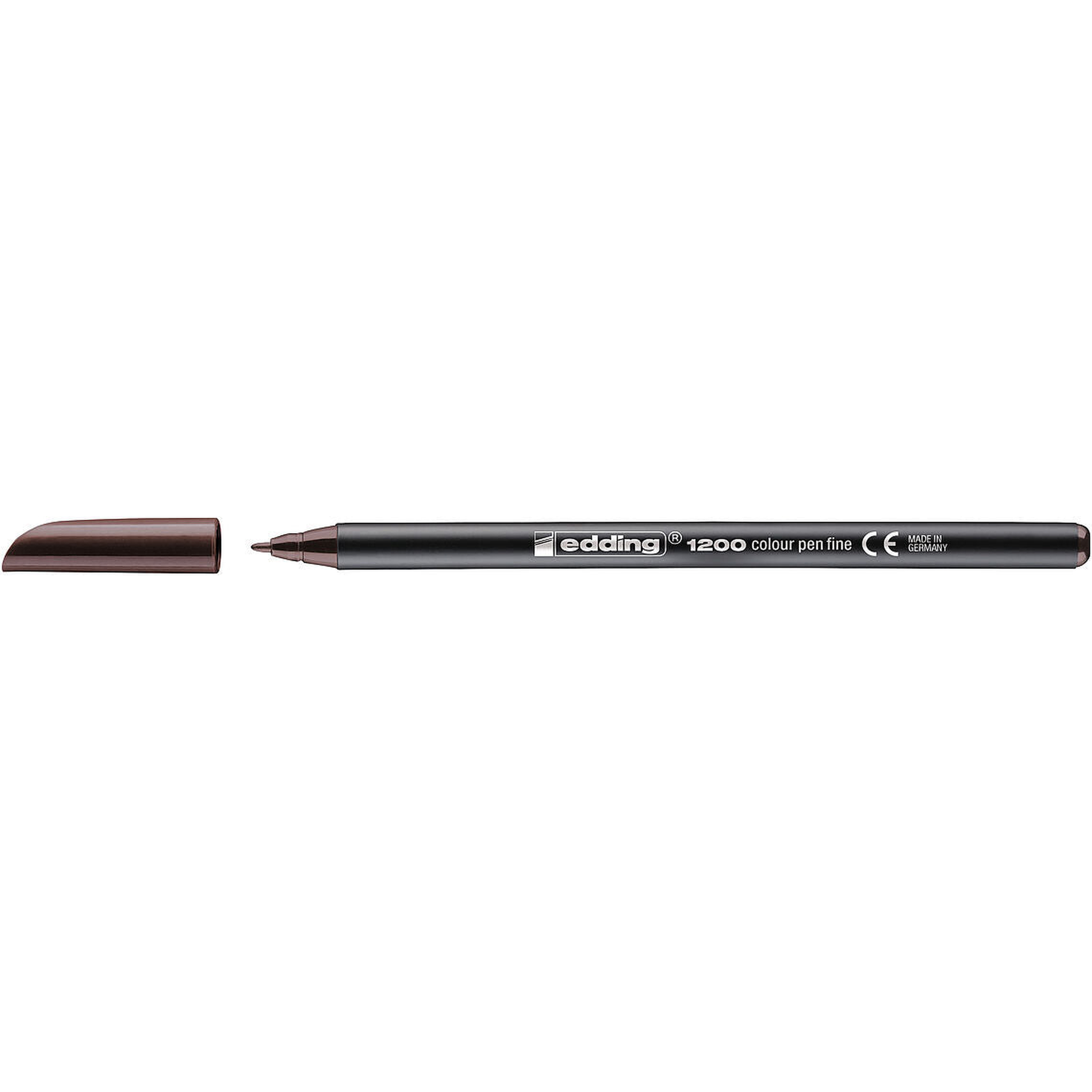 e-1200 Colour Pen Fine Dark Brown