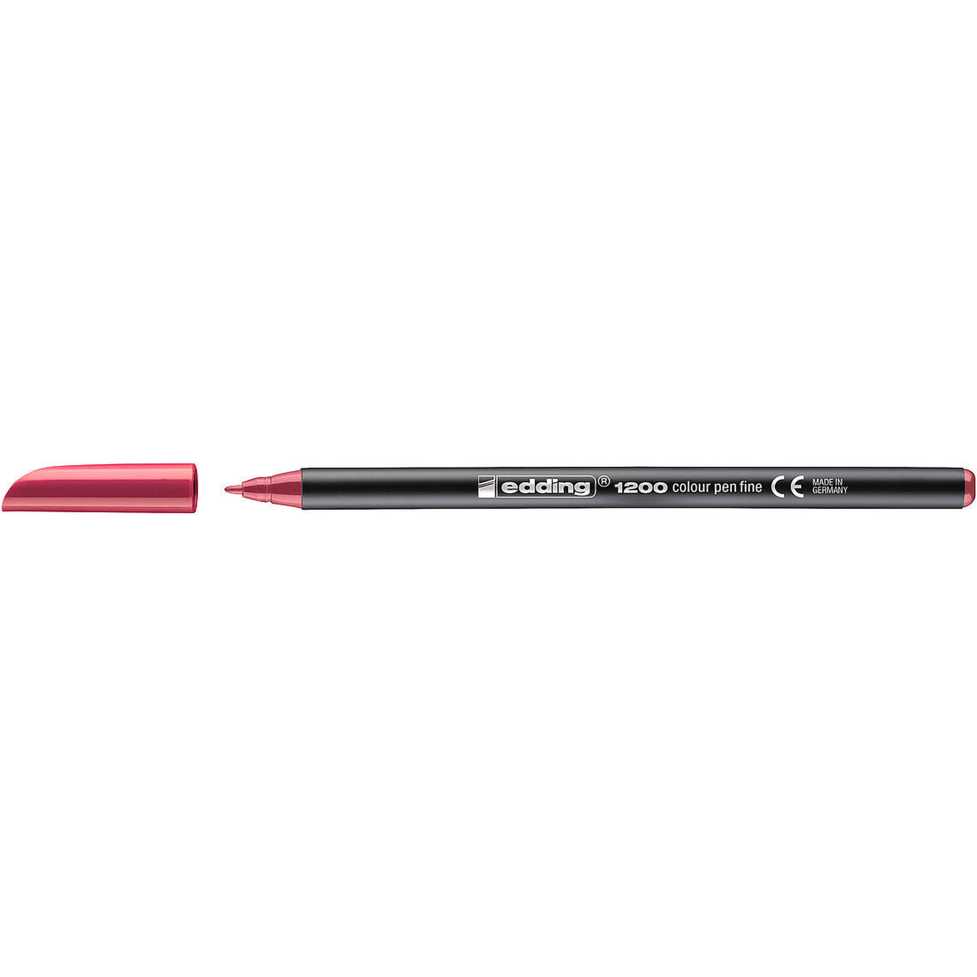 e-1200 Colour Pen Fine Carmine Red