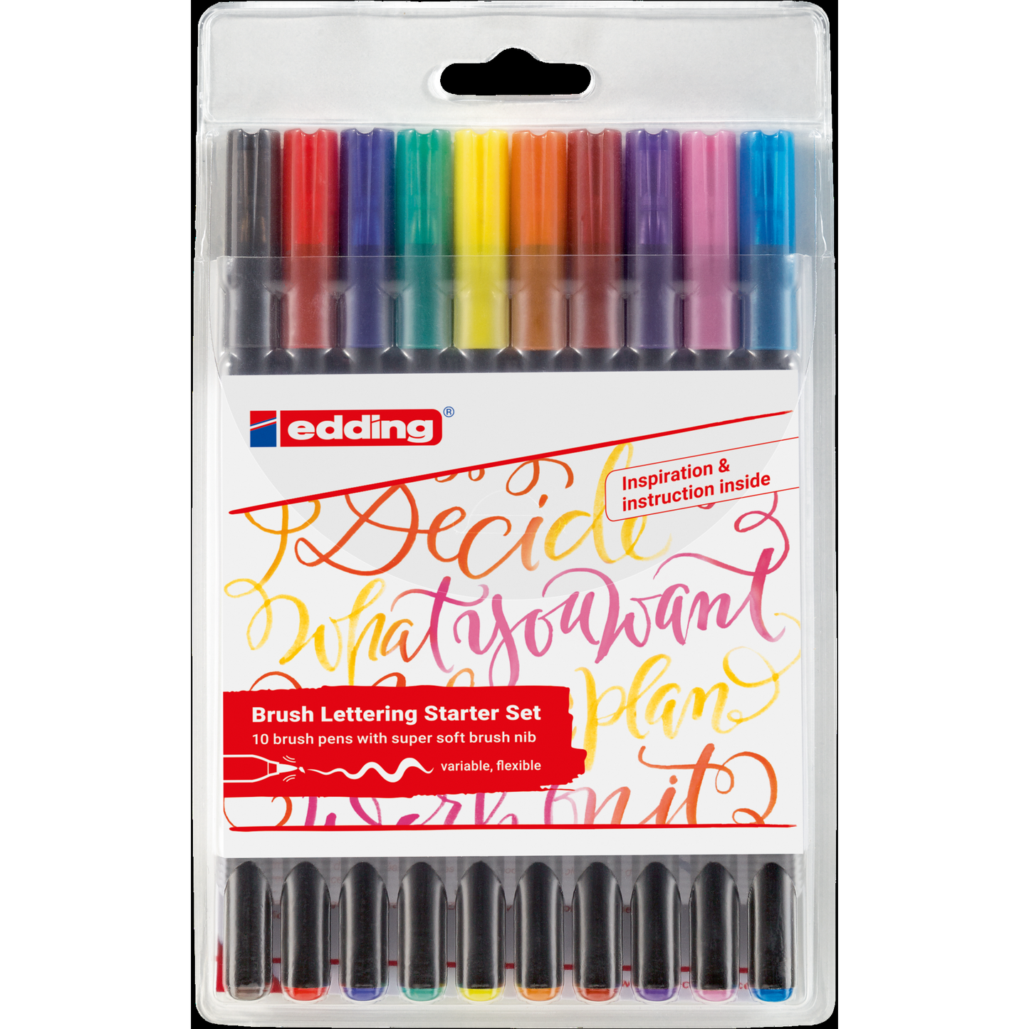 e-1340 Brush Pen Set Lettering Starter
