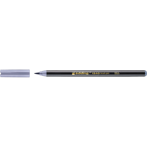 e-1340 Brush Pen Silver Grey