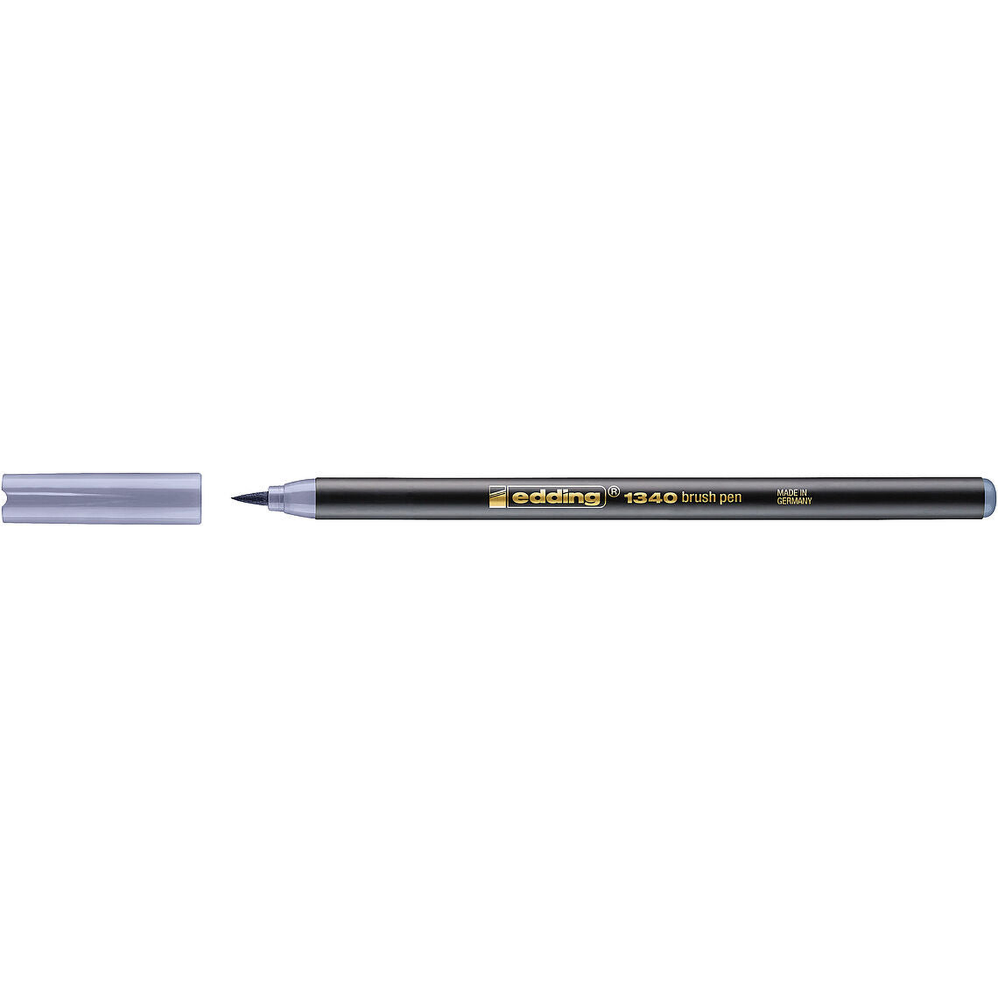e-1340 Brush Pen Silver Grey