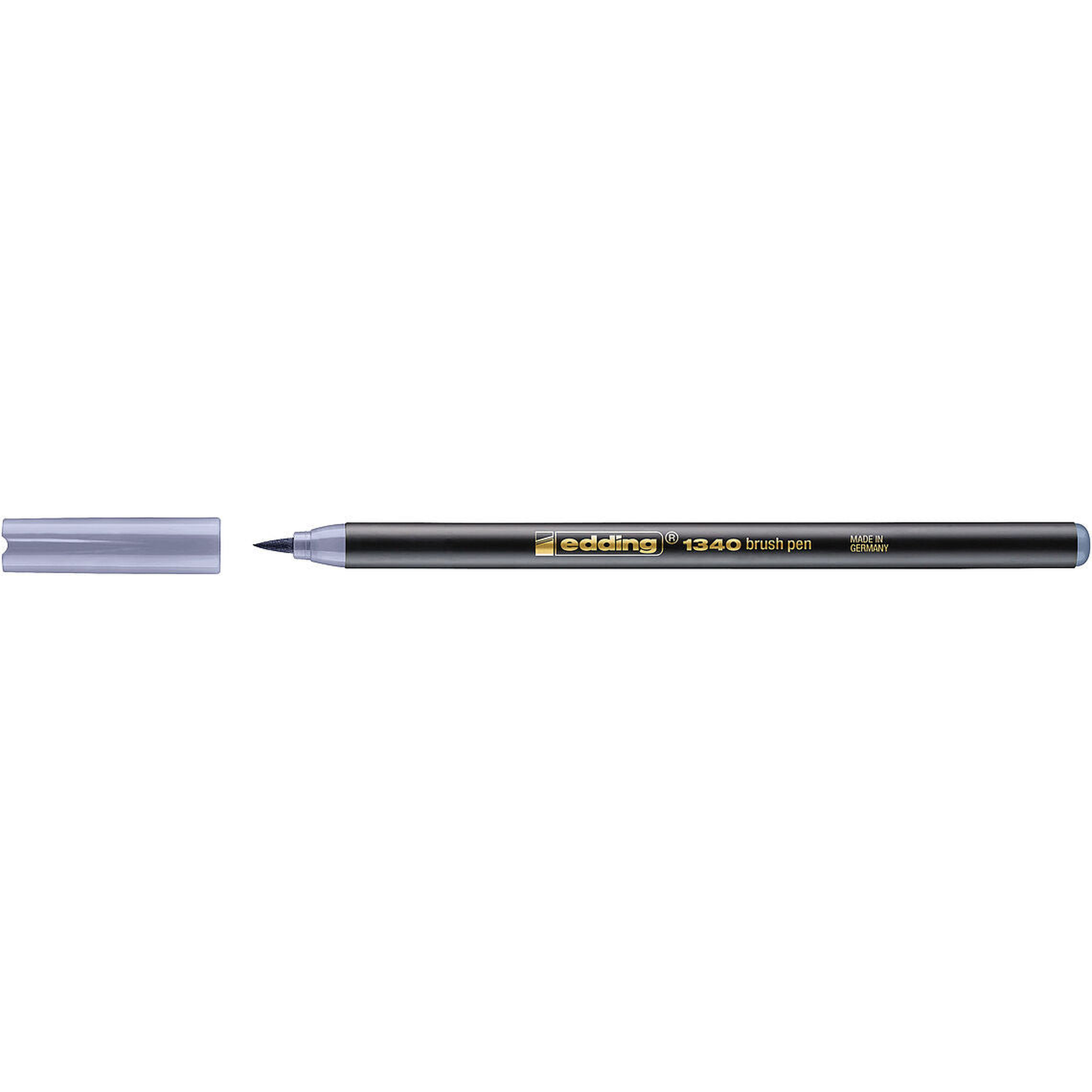 e-1340 Brush Pen Silver Grey