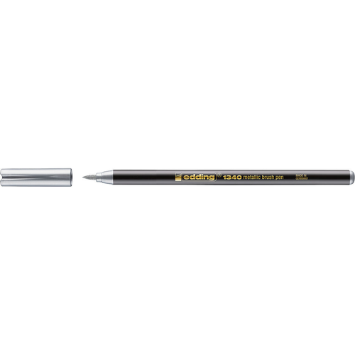 e-1340 Brush Pen Metallic Silver