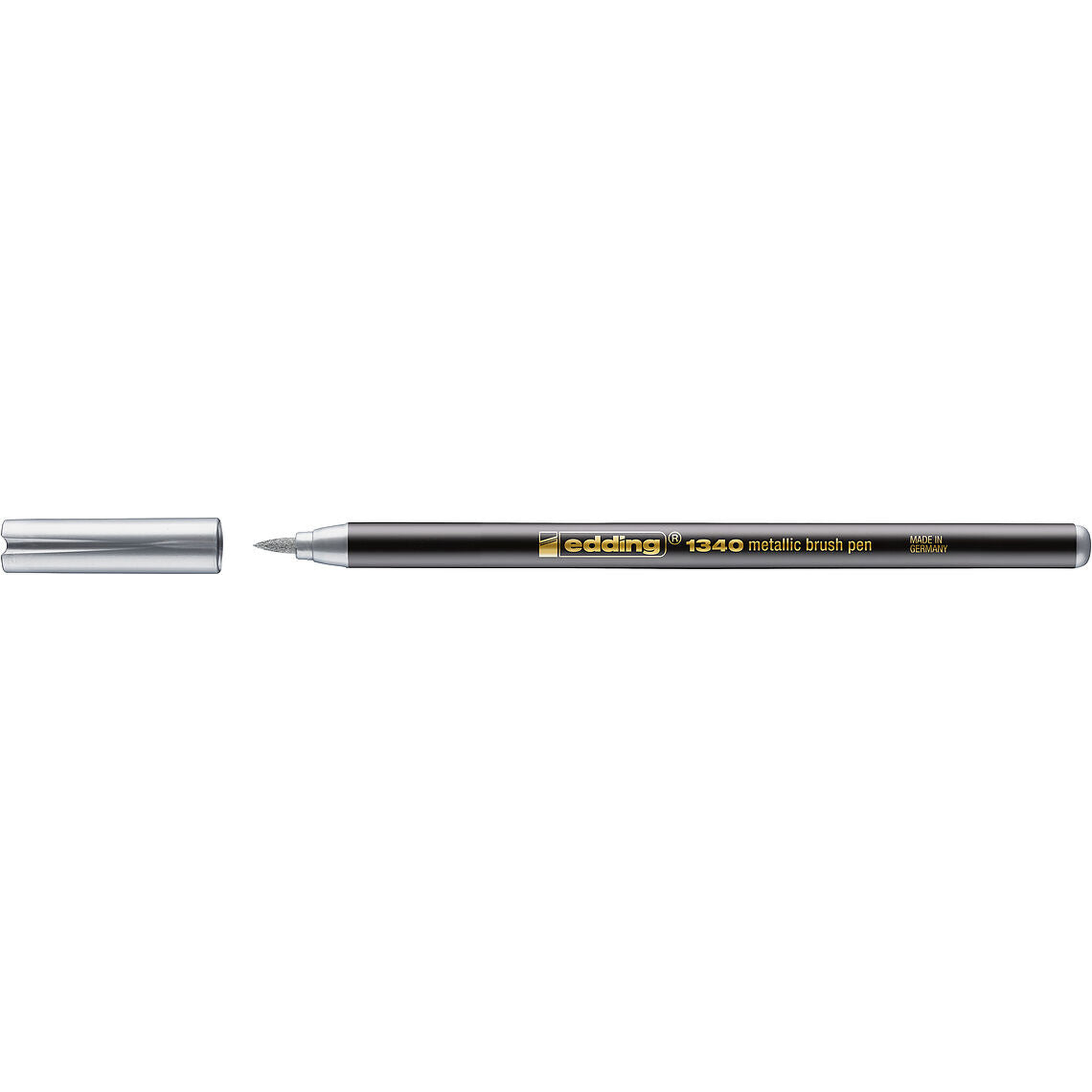 e-1340 Brush Pen Metallic Silver