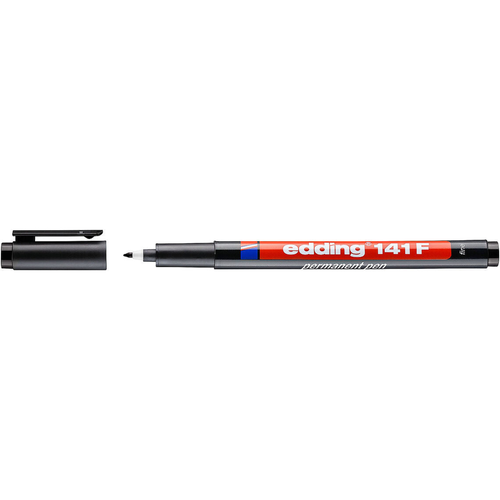 e-141 F Permanent Pen 1mm Black