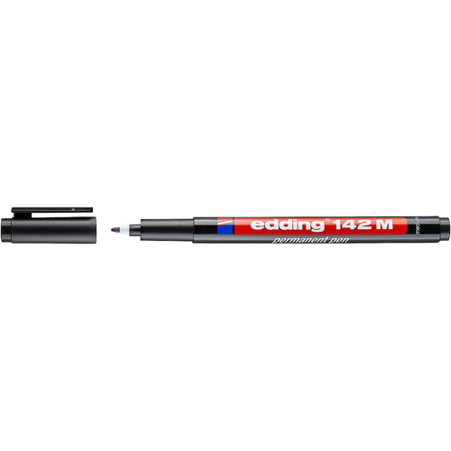 e-142 M Permanent Pen 1mm Black
