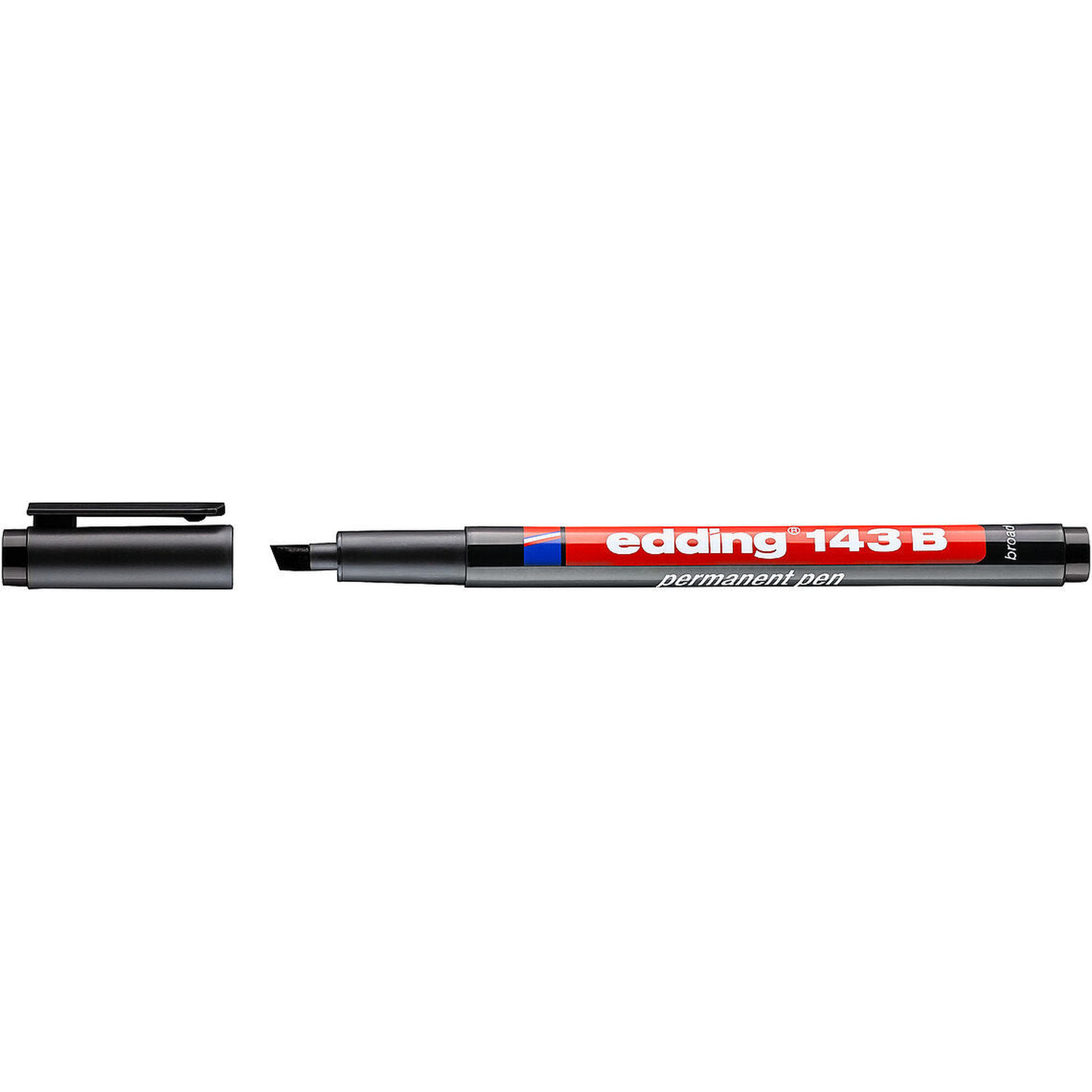 e-143 B Permanent Pen 1-3mm Black