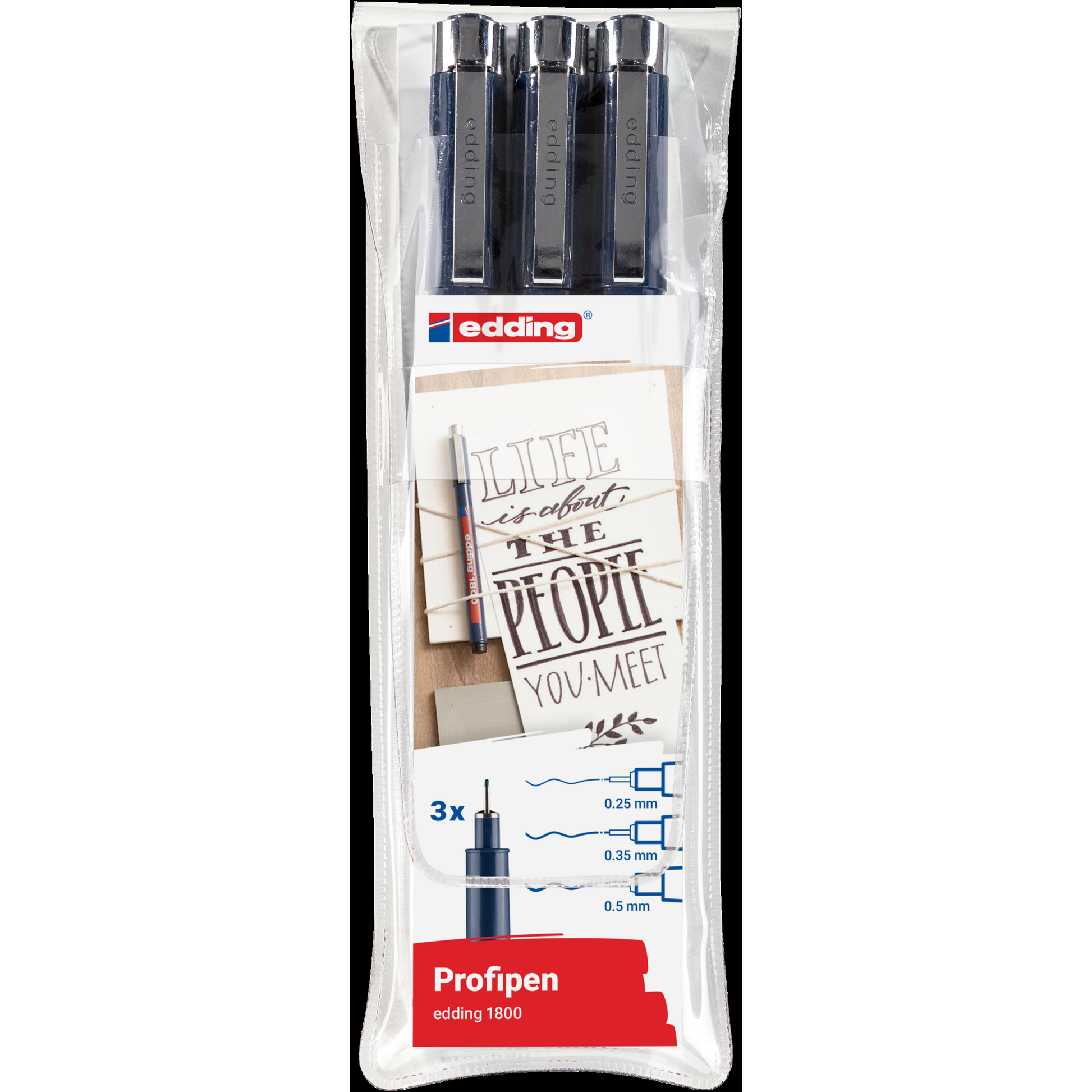 e-1800 Profipen Set Black