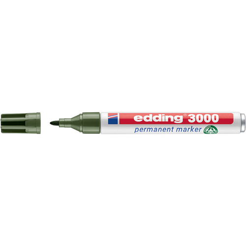 e-3000 Permanent Marker Olive Green