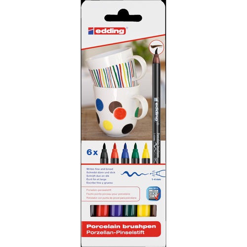 e-4200 Porcelain Brush Pen Set Family