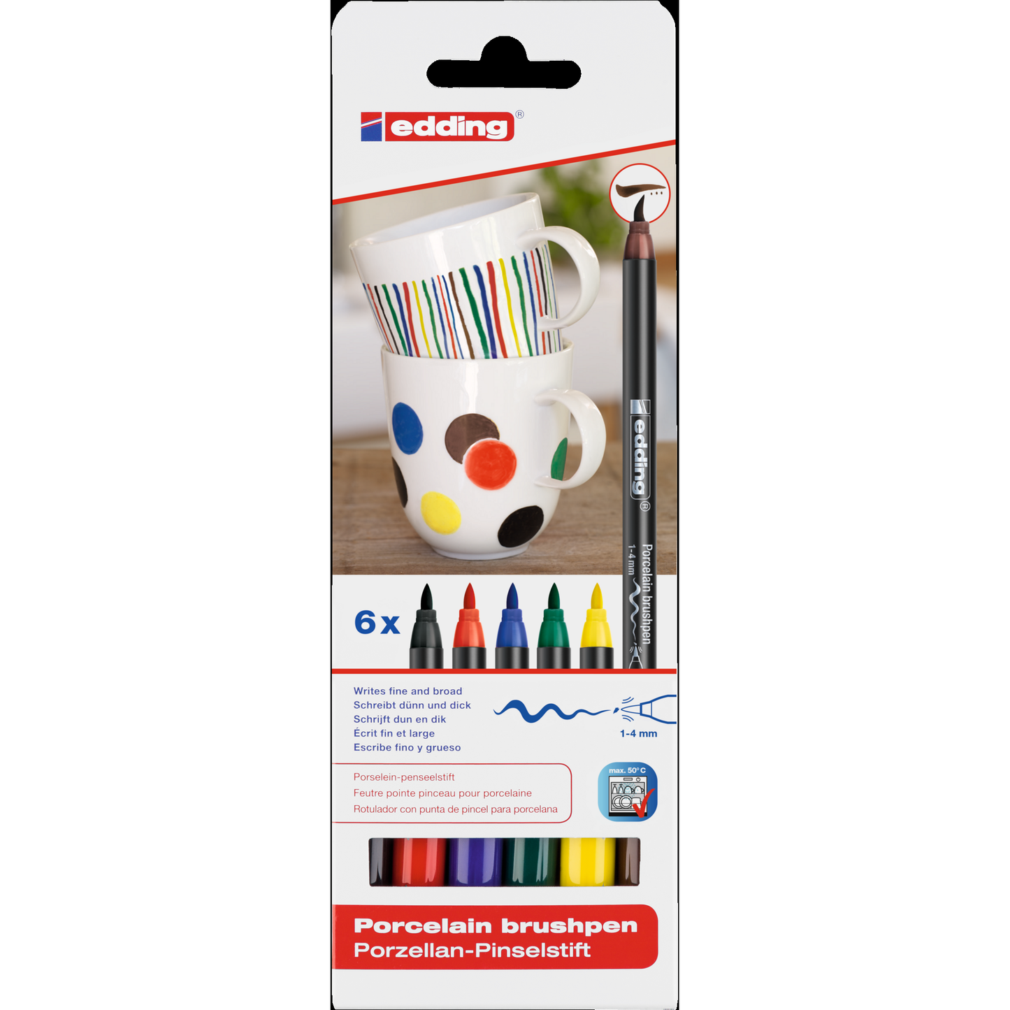 e-4200 Porcelain Brush Pen Set Family