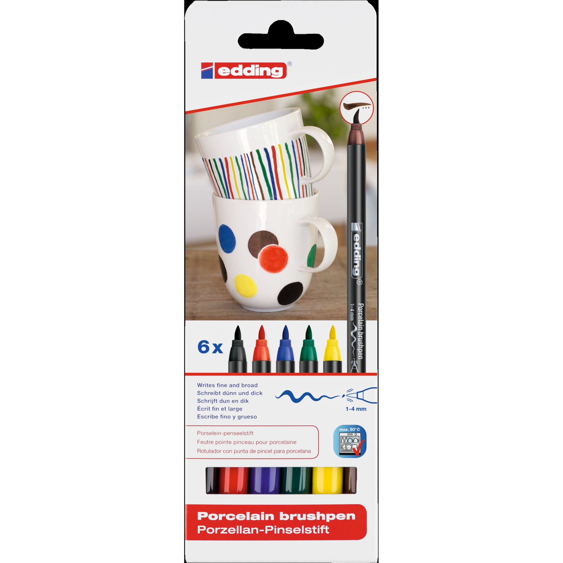 e-4200 Porcelain Brush Pen Set Family