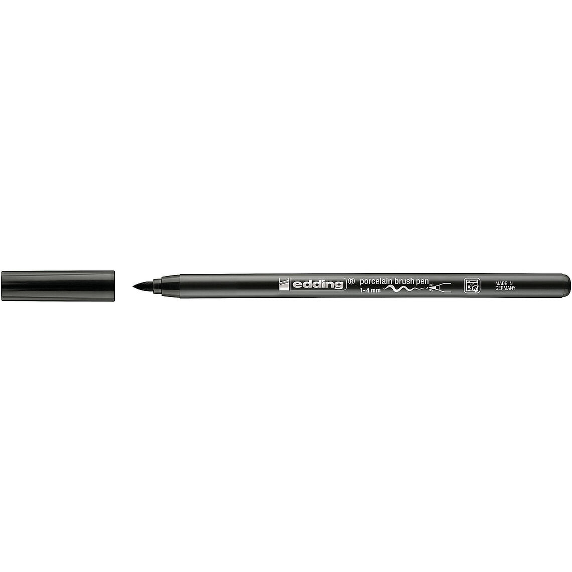 e-4200 Porcelain Brush Pen Black