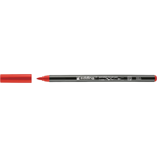 e-4200 Porcelain Brush Pen Red