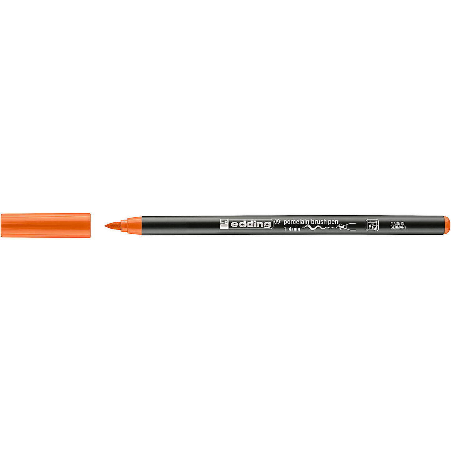 e-4200 Porcelain Brush Pen Orange