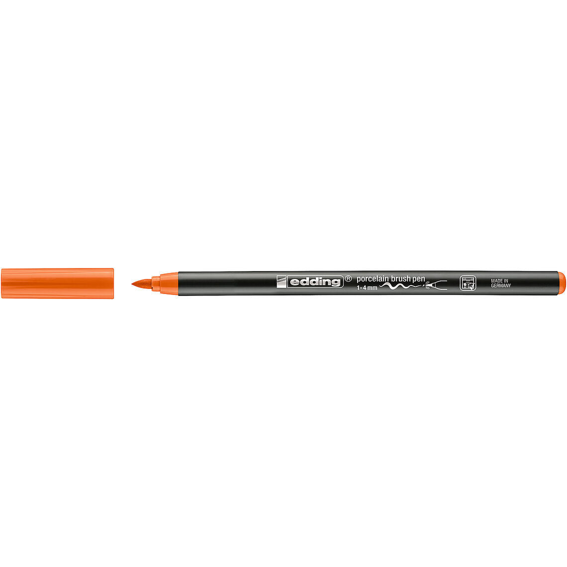 e-4200 Porcelain Brush Pen Orange