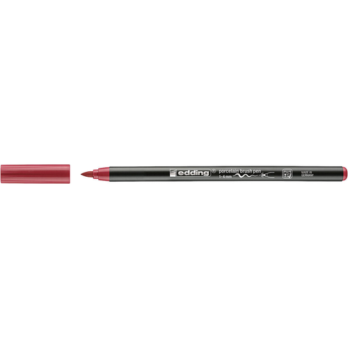 e-4200 Porcelain Brush Pen Carmine Red