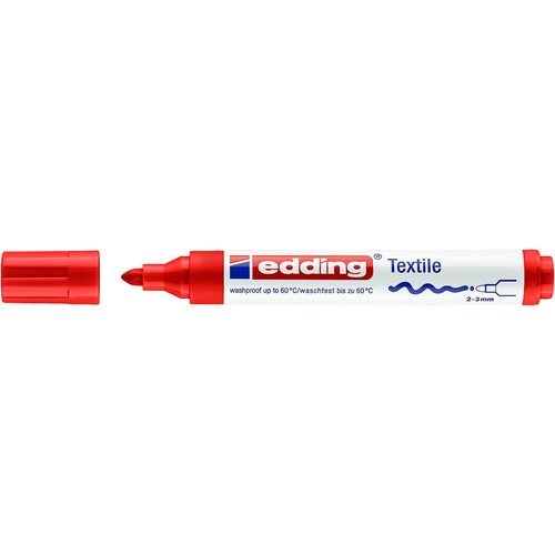 e-4500 Textile Marker Red